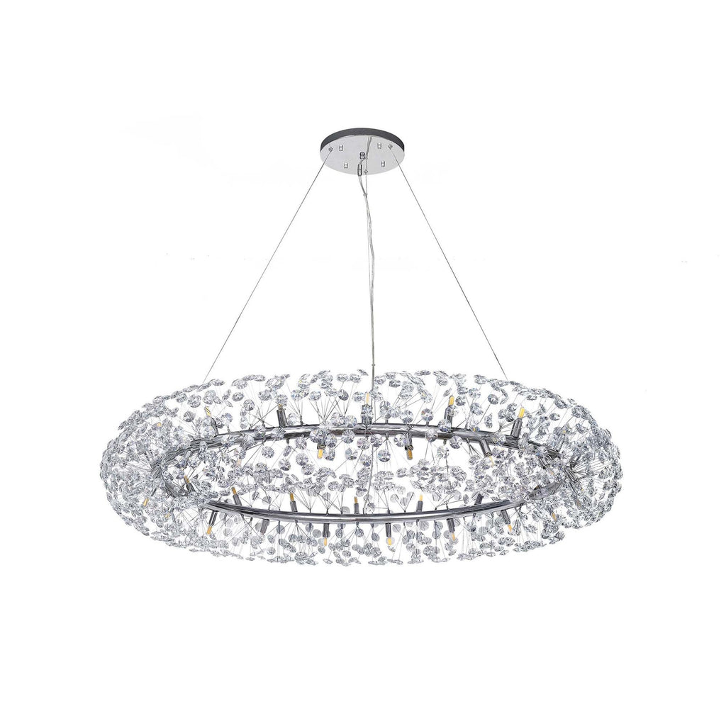 Fusion Stunning 36 Light Ceiling Pendant Light in Polished Chrome Finish PL702108