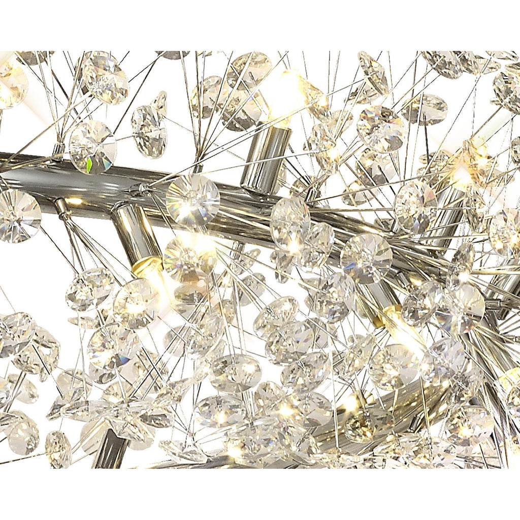 Fusion Stunning 36 Light Ceiling Pendant Light in Polished Chrome Finish PL702108