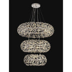 Fusion Stunning 3 Tier 58 Light Ceiling Pendant Light in Polished Chrome Finish PL702147