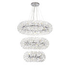 Fusion Stunning 3 Tier 58 Light Ceiling Pendant Light in Polished Chrome Finish PL702147