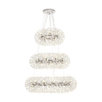 Fusion Stunning 3 Tier 58 Light Ceiling Pendant Light in Polished Chrome Finish PL702147