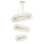Fusion Stunning 3 Tier 58 Light Ceiling Pendant Light in French Gold Finish PL702148