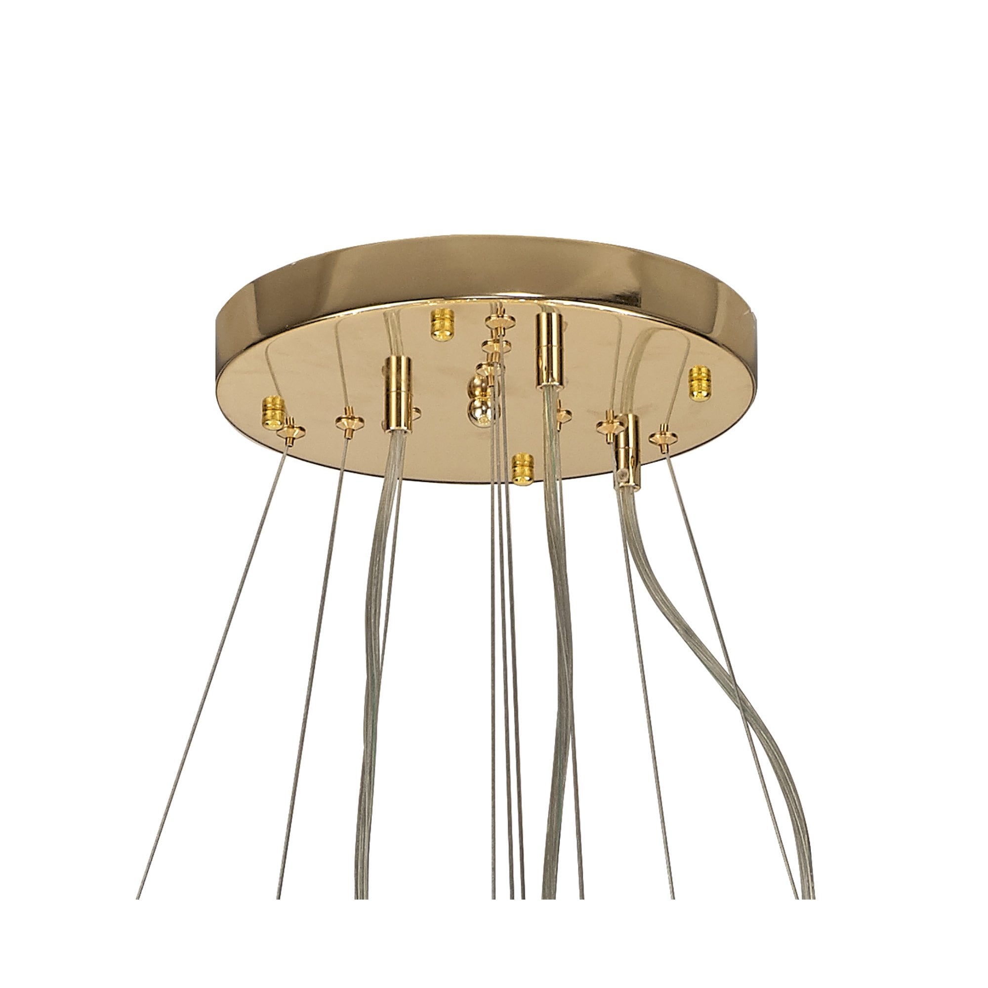 Fusion Stunning 3 Tier 58 Light Ceiling Pendant Light in French Gold Finish PL702148