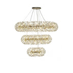 Fusion Stunning 3 Tier 74 Light Ceiling Pendant Light in French Gold Finish PL701983