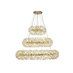 Fusion Stunning 3 Tier 74 Light Ceiling Pendant Light in French Gold Finish PL701983