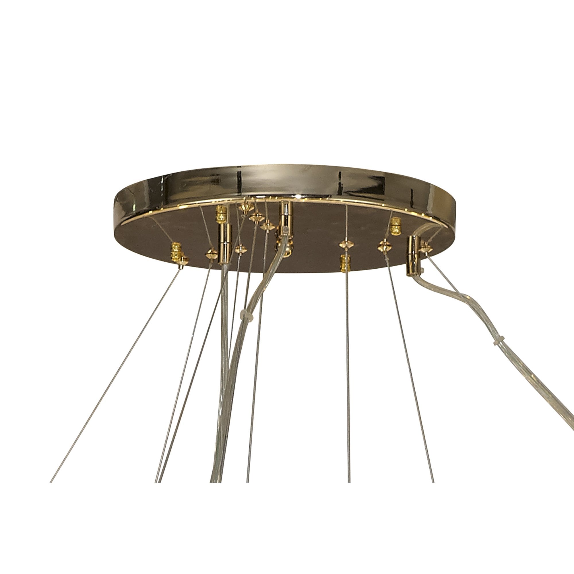 Fusion Stunning 3 Tier 74 Light Ceiling Pendant Light in French Gold Finish PL701983