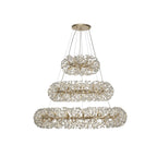 Fusion Stunning 3 Tier 74 Light Ceiling Pendant Light in French Gold Finish PL701983