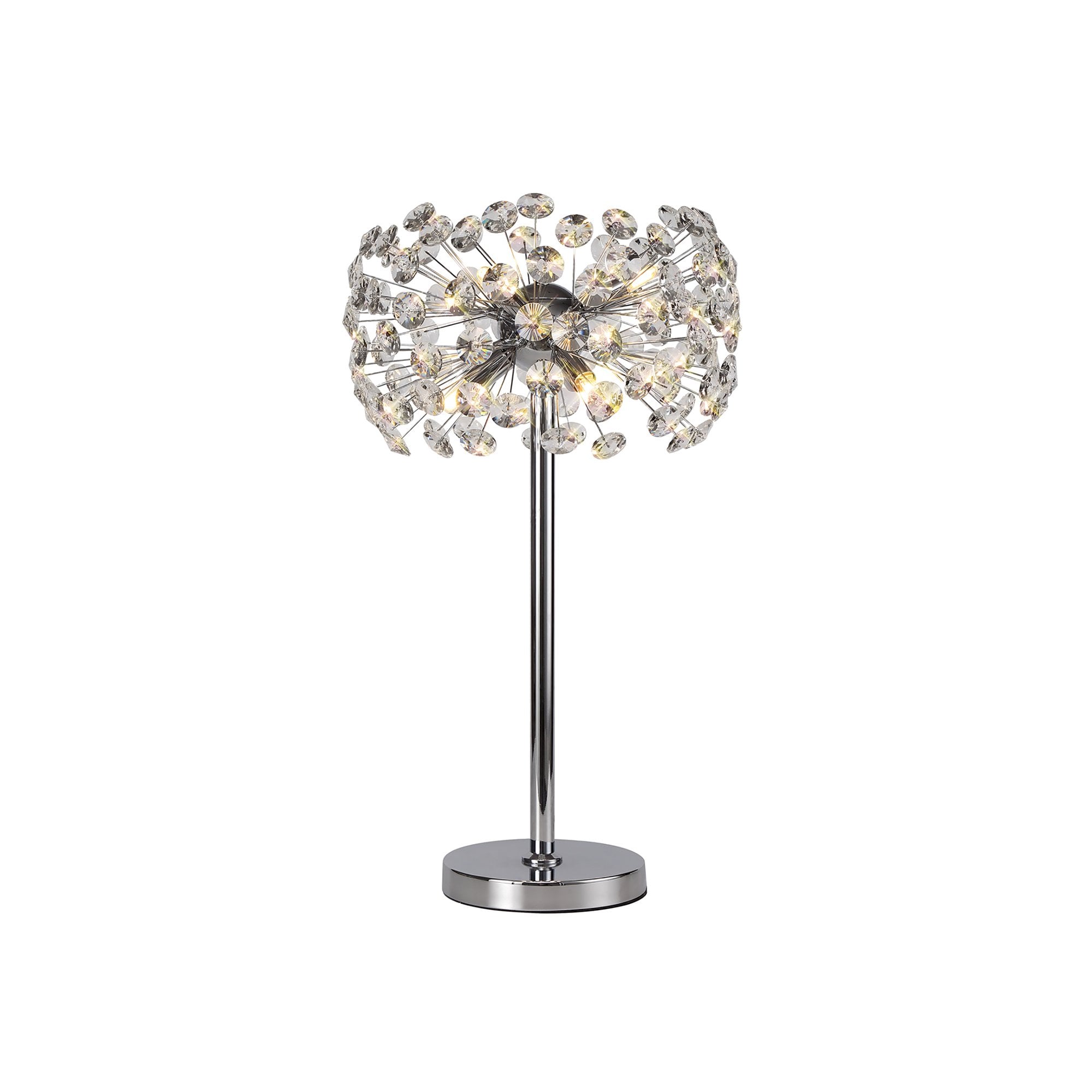 Fusion Stunning Crystal Table Lamp in Polished Chrome Finish PL701979