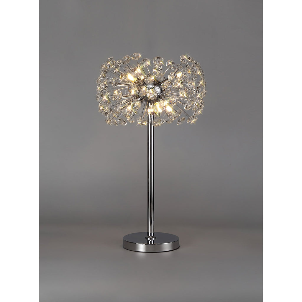 Fusion Stunning Crystal Table Lamp in Polished Chrome Finish PL701979