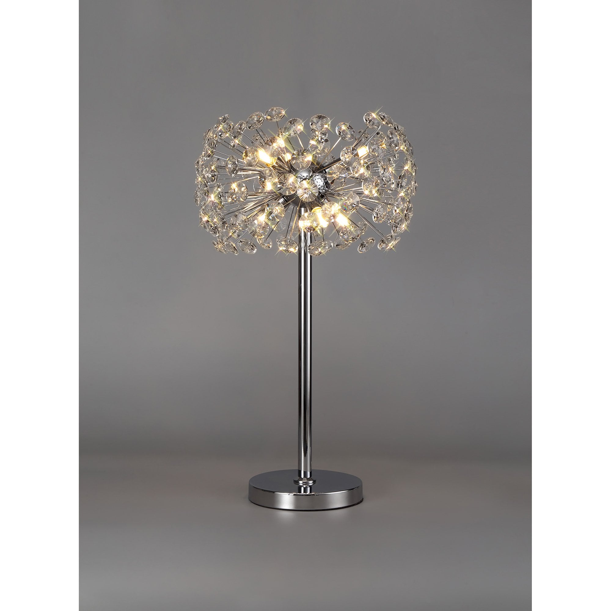 Fusion Stunning Crystal Table Lamp in Polished Chrome Finish PL701979