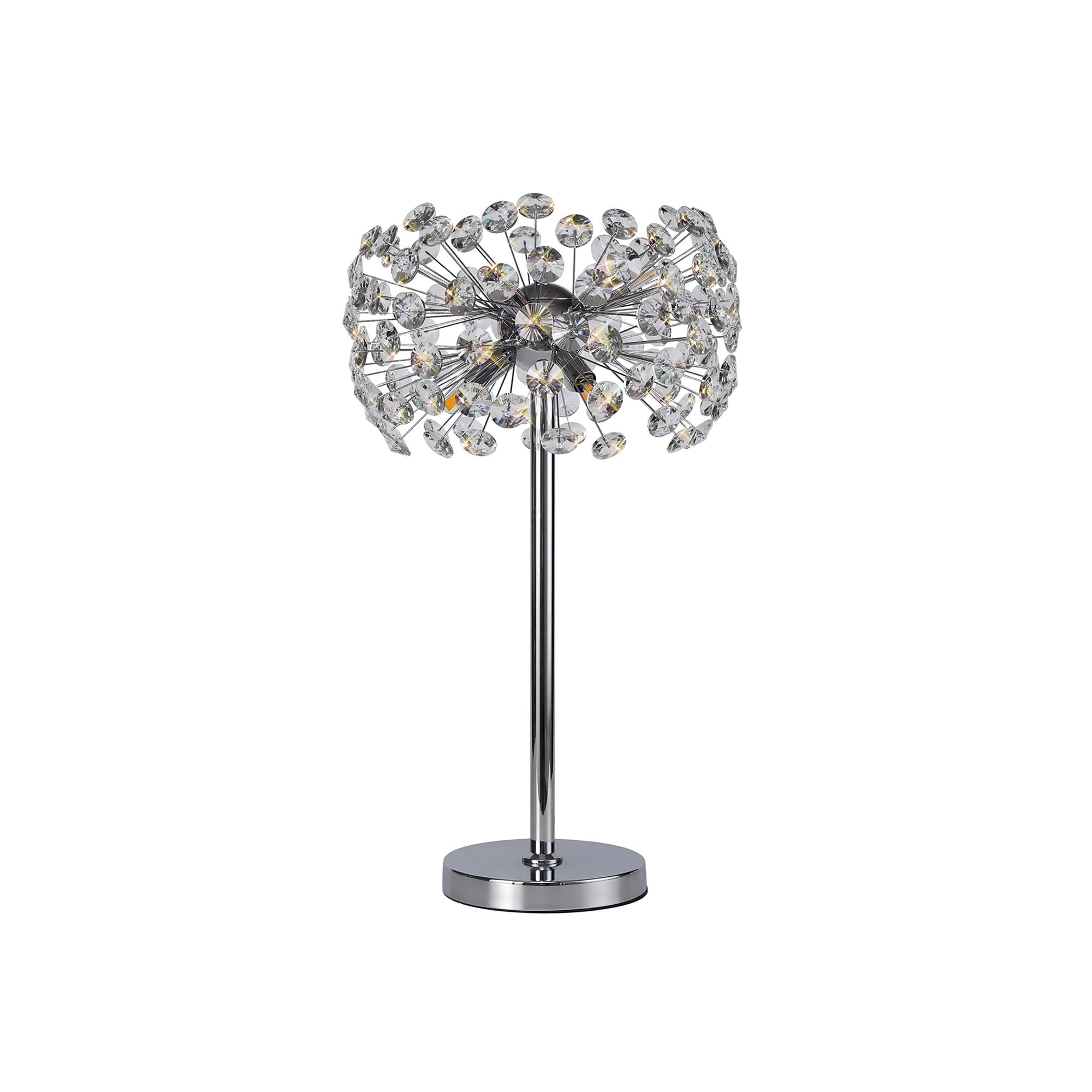 Fusion Stunning Crystal Table Lamp in Polished Chrome Finish PL701979