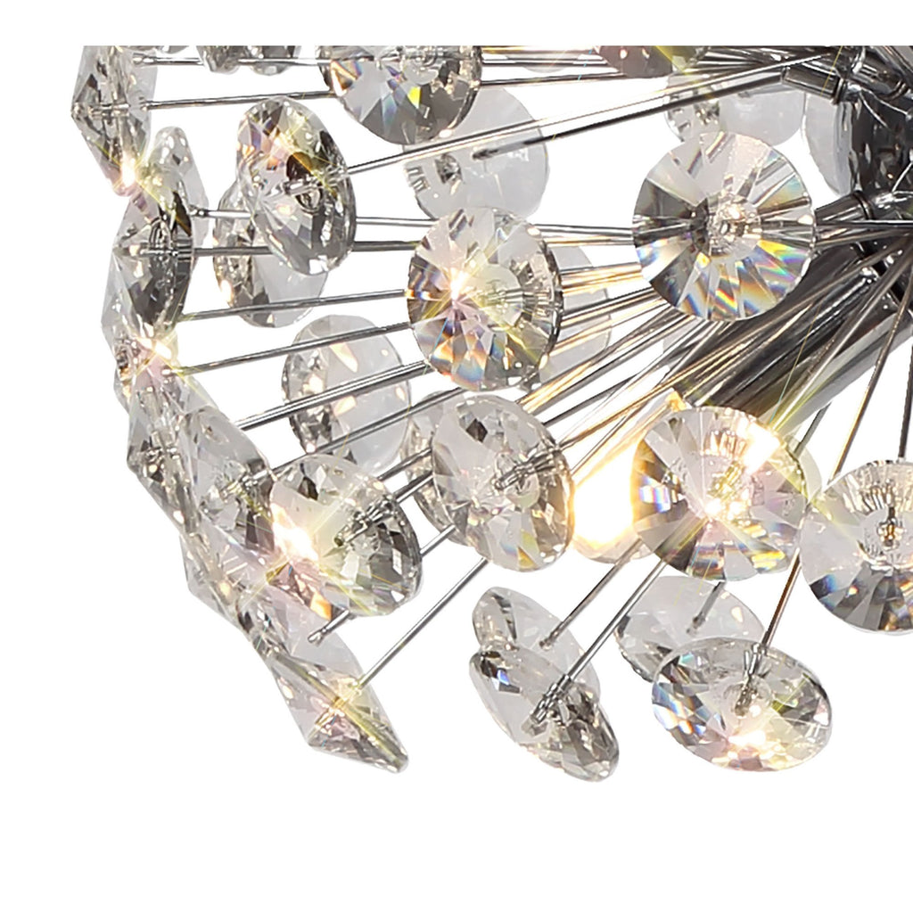 Fusion Stunning Crystal Table Lamp in Polished Chrome Finish PL701979