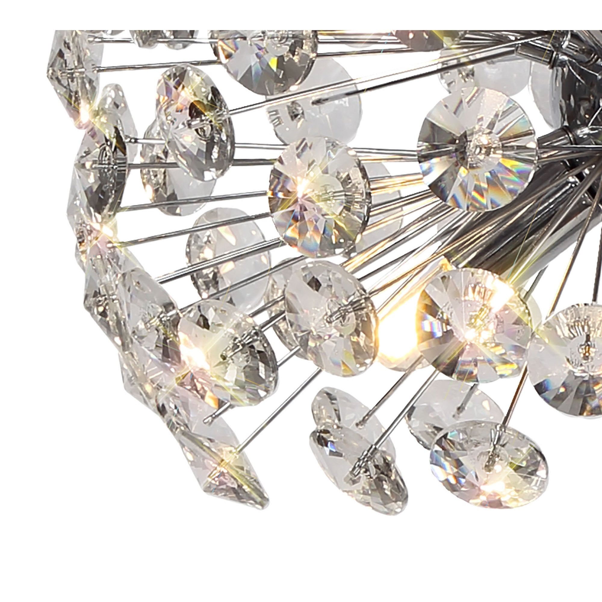 Fusion Stunning Crystal Table Lamp in Polished Chrome Finish PL701979