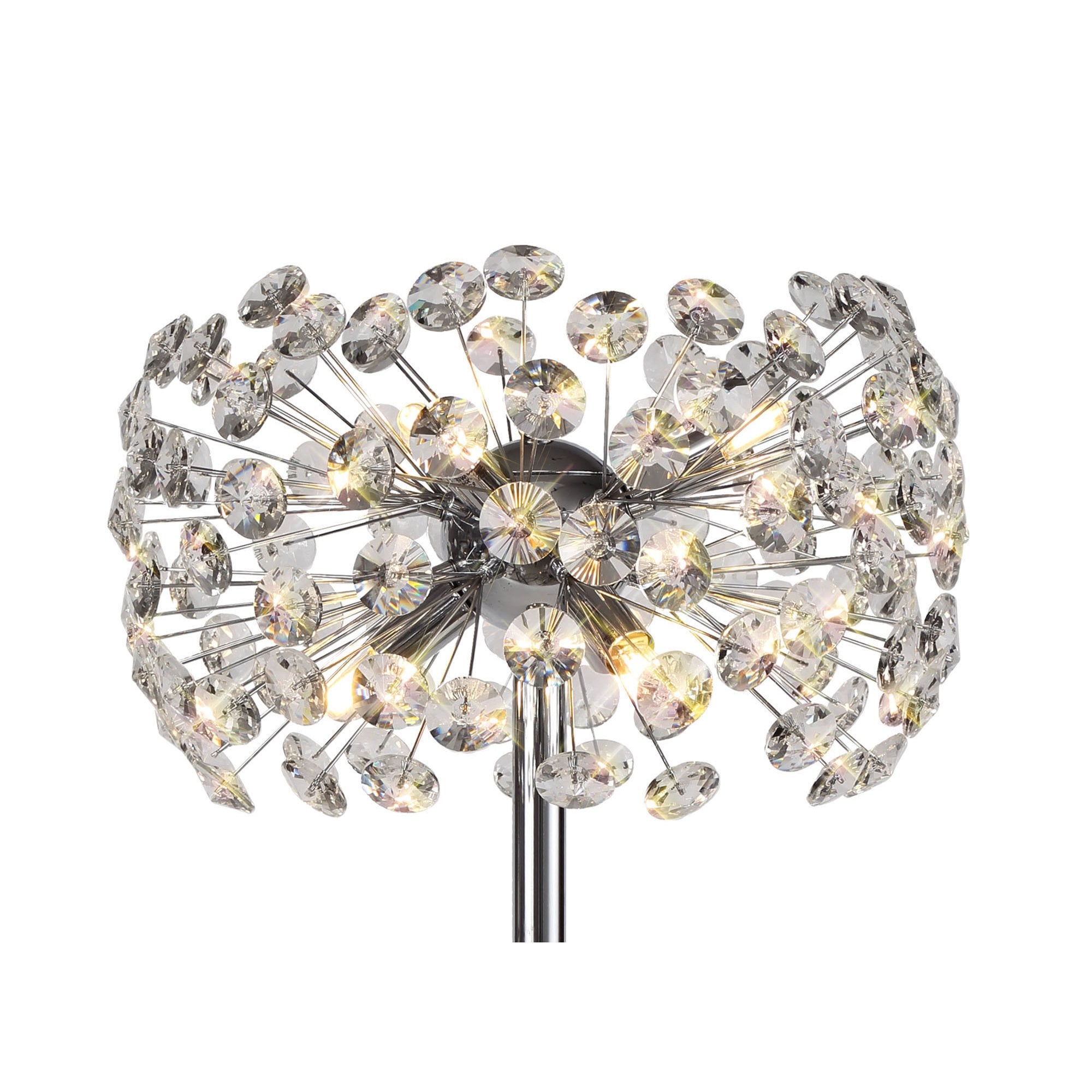 Fusion Stunning Crystal Table Lamp in Polished Chrome Finish PL701979