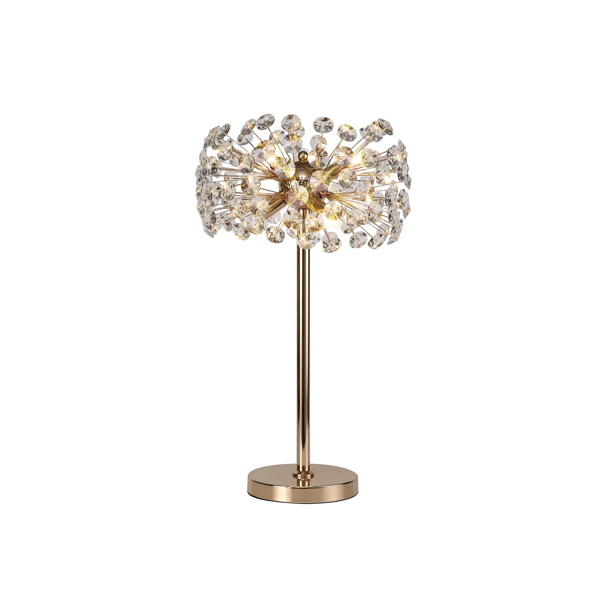 Fusion Stunning Crystal Table Lamp in French Gold Finish PL701984