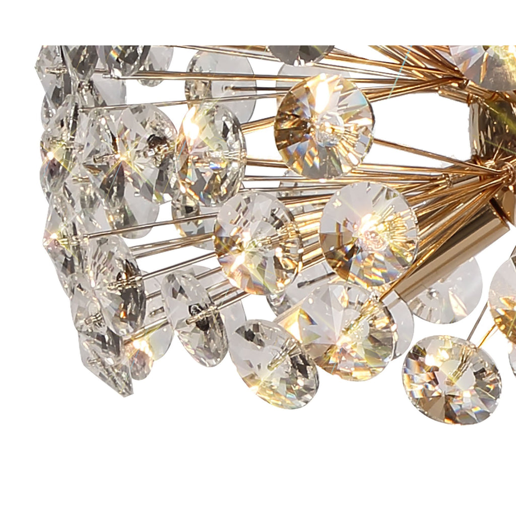 Fusion Stunning Crystal Table Lamp in French Gold Finish PL701984