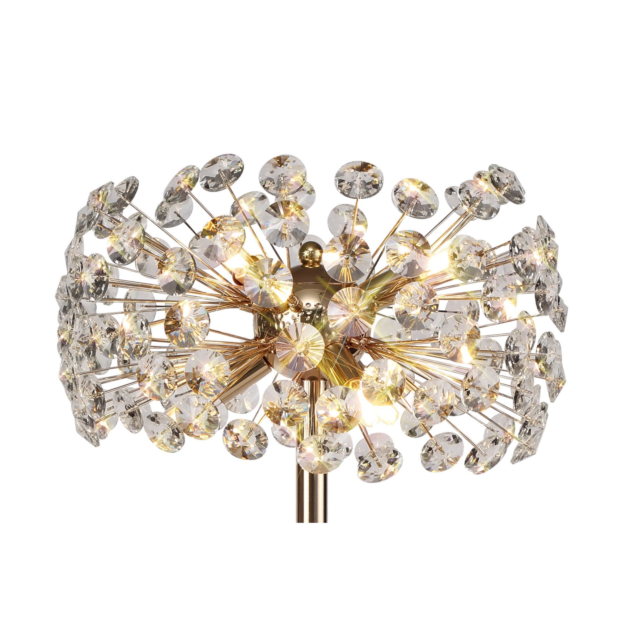 Fusion Stunning Crystal Table Lamp in French Gold Finish PL701984