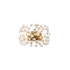 Fusion Stunning Crystal Wall Light in French Gold Finish PL701981