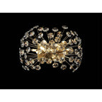 Fusion Stunning Crystal Wall Light in French Gold Finish PL701981