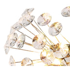 Fusion Stunning Crystal Wall Light in French Gold Finish PL701981