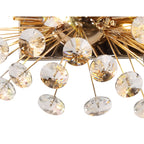 Fusion Stunning Crystal Wall Light in French Gold Finish PL701981
