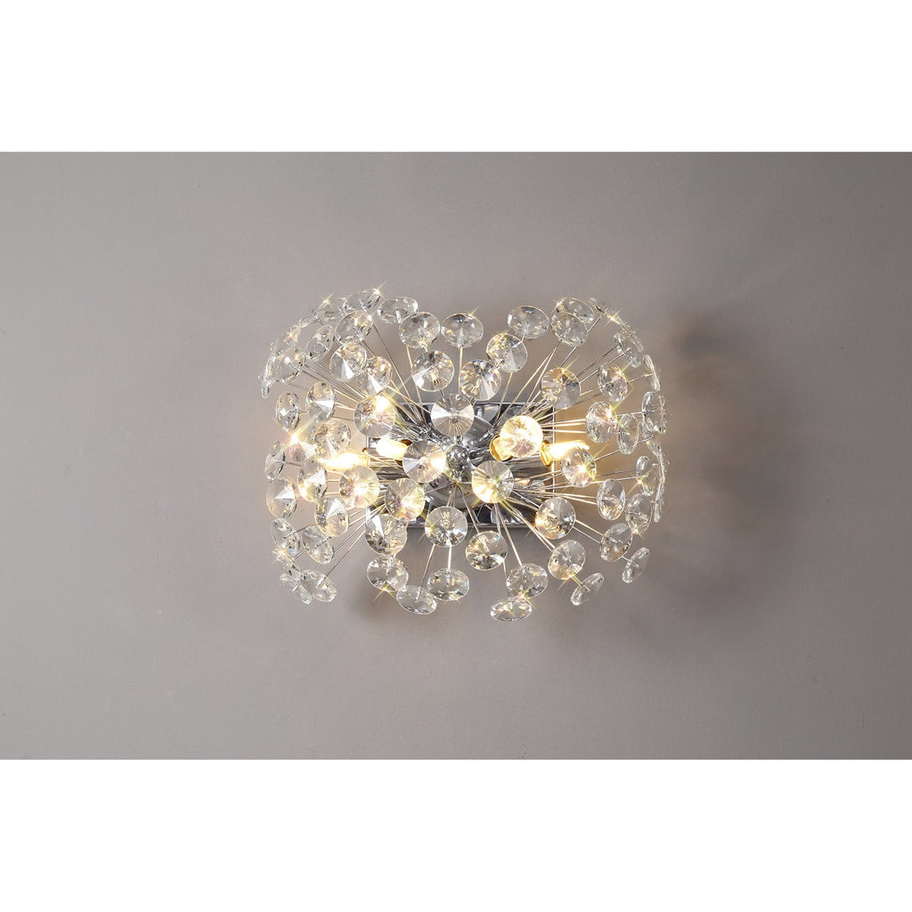 Fusion Stunning Crystal Wall Light in Polished Chrome Finish PL701976