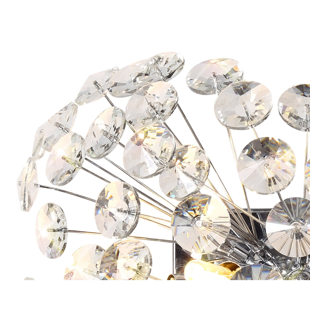Fusion Stunning Crystal Wall Light in Polished Chrome Finish PL701976