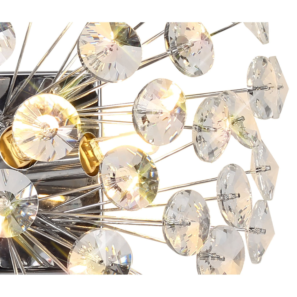 Fusion Stunning Crystal Wall Light in Polished Chrome Finish PL701976