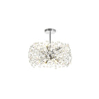 Fusion Stunning Crystal Semi Flush Ceiling Light in Polished Chrome Finish PL701977