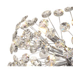 Fusion Stunning Crystal Semi Flush Ceiling Light in Polished Chrome Finish PL701977