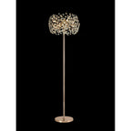 Fusion Stunning Crystal Floor Lamp in French Gold Finish PL701985