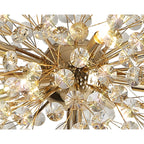 Fusion Stunning Crystal Floor Lamp in French Gold Finish PL701985