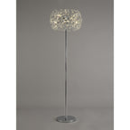 Fusion Stunning Crystal Floor Lamp in Polished Chrome Finish PL701980