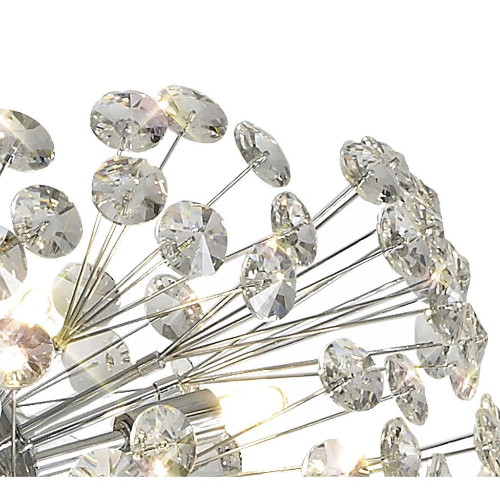 Fusion Stunning Crystal Floor Lamp in Polished Chrome Finish PL701980