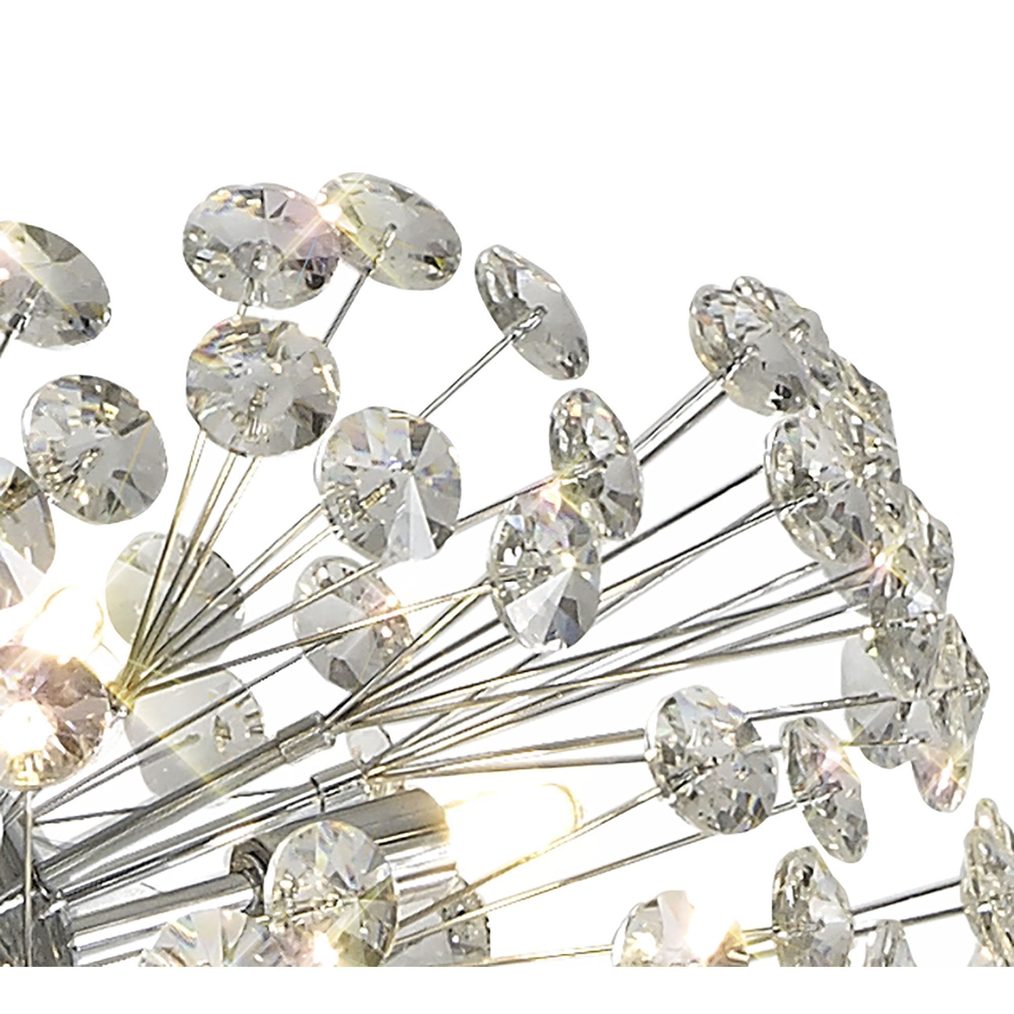 Fusion Stunning Crystal Floor Lamp in Polished Chrome Finish PL701980