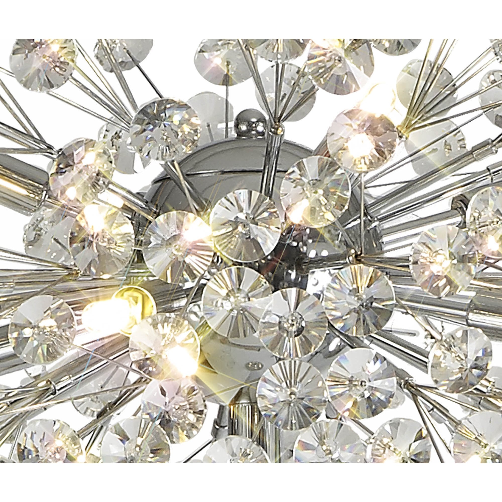 Fusion Stunning Crystal Floor Lamp in Polished Chrome Finish PL701980
