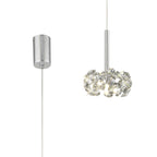Fusion Stunning Crystal 1 Light Ceiling Pendant in Polished Chrome Finish PLK01383