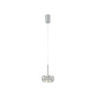 Fusion Stunning Crystal 1 Light Ceiling Pendant in Polished Chrome Finish PLK01383