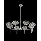 Fusion Stunning Crystal 8 Light Multiarm Ceiling Pendant Light in Chrome Finish PLK01393