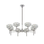Fusion Stunning Crystal 8 Light Multiarm Ceiling Pendant Light in Chrome Finish PLK01393