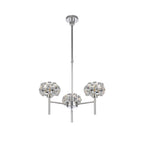 Fusion Stunning Crystal 3 Light Multiarm Ceiling Pendant Light in Chrome Finish PLK01391