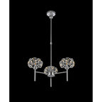 Fusion Stunning Crystal 3 Light Multiarm Ceiling Pendant Light in Chrome Finish PLK01391
