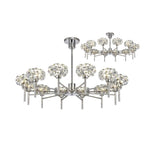 Fusion Stunning Crystal 12 Light Multiarm Ceiling Pendant Light in Chrome Finish PLK01396