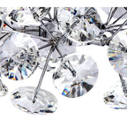 Fusion Stunning Crystal 2 Tier 20 Light Multiarm Ceiling Light in Chrome Finish PLK01397