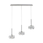 Fusion Stunning 3 Light Linear Pendant in Polished Chrome Finish PLK01385