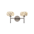 Fusion Stunning 2 Light Wall Light in Polished Chrome Finish PLK01398