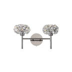 Fusion Stunning 2 Light Wall Light in Polished Chrome Finish PLK01398