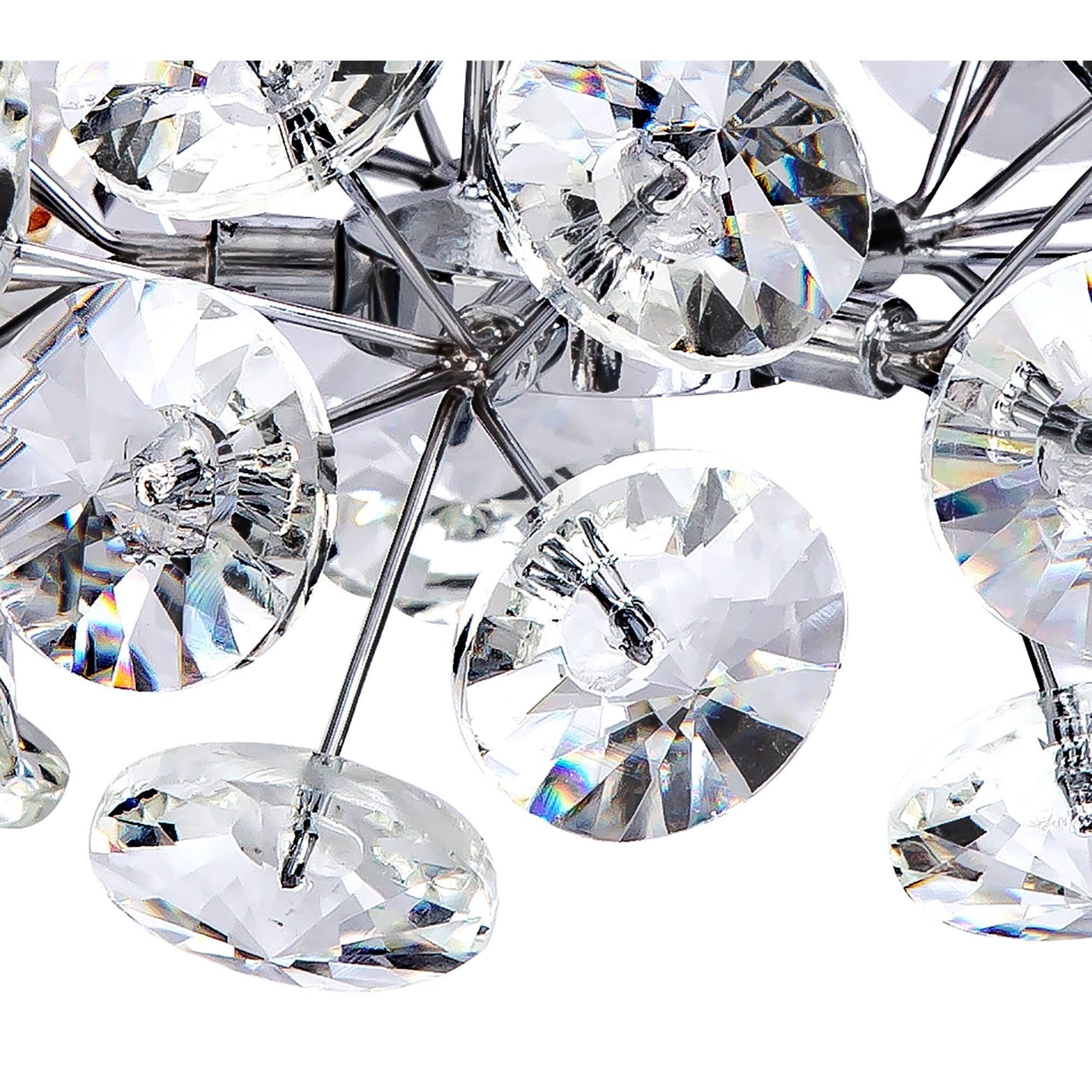 Fusion Stunning 2 Light Wall Light in Polished Chrome Finish PLK01398