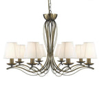 9828-8AB Andretti Antique Brass 8 Light Pendant Ceiling Light