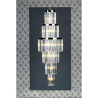 Angel Stunning Clear Crystal Ceiling Chandelier In Polished Chrome Finish ANG3308